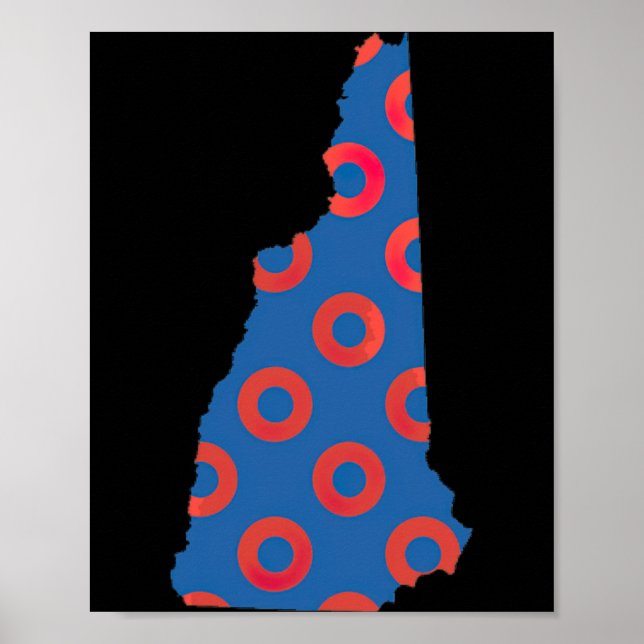 Poster Phish Fishman Donut New Hampshire Ecavator Boy Don (Frente)