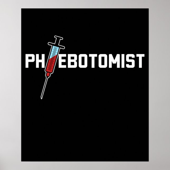 Poster Phlebotomist Phlebotomy (Frente)