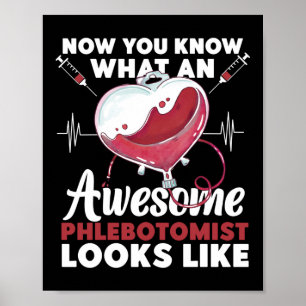 Poster Phlebotomist Phlebotomy Agora Você Sabe O Que