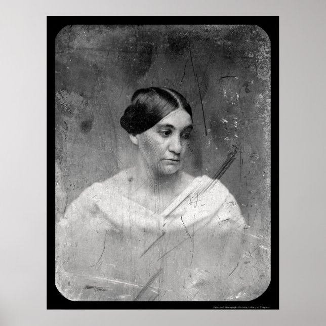 Poster Phoebe Cary Daguerreotype 1856 (Frente)
