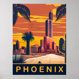 Poster Phoenix, Arizona, Viagem