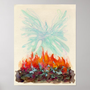 Poster PHOENIX BIRD por SHARON SHARPE