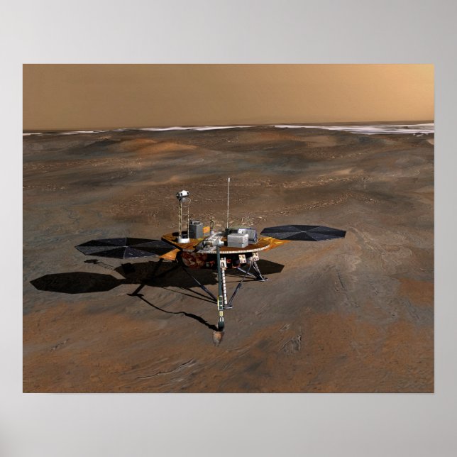 Pôster Phoenix Mars Lander 5 (Frente)