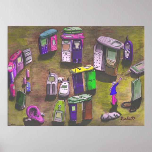 Poster "PhoneHenge" (Frente)