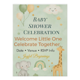 Pôster Photo Backdrop Family Gathering Keepsake | Elegant