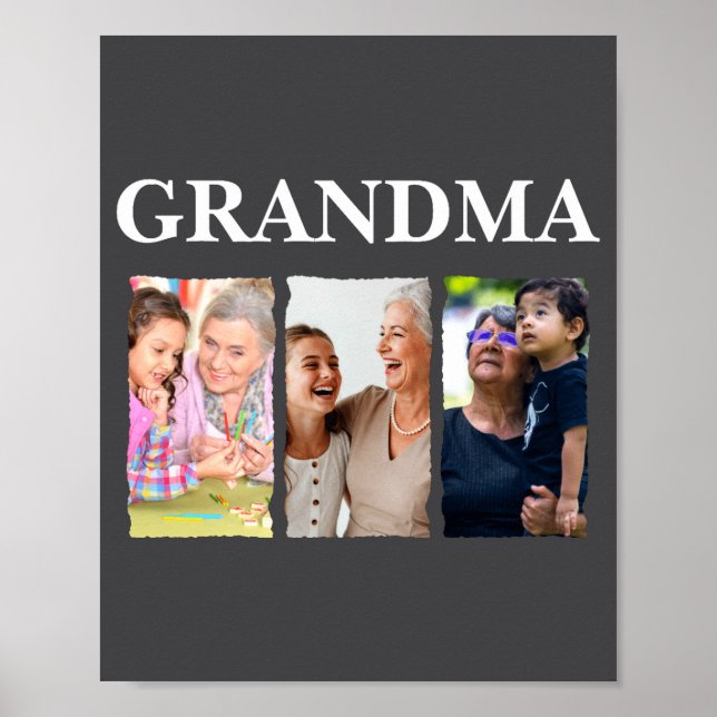 Poster Photo Collage Grandma D Family _1  (Frente)