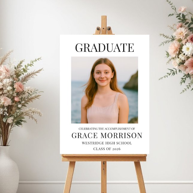 Poster Photo Graduation Modern Graduate  (Criador carregado)