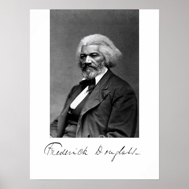 Poster Photo Portrait of Frederick Douglass (Frente)