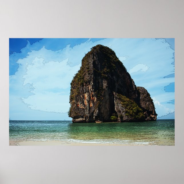 Poster Phra-Nang Krabi Tailândia (Frente)