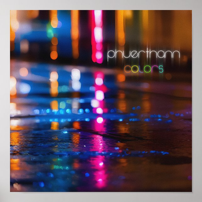 Poster Phuerthann "Colors" Album Art (Frente)