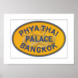 Poster Phya Thai Palace Bangkok (canvas)