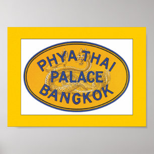 Poster Phya Thai Palace Bangkok (fronteira)