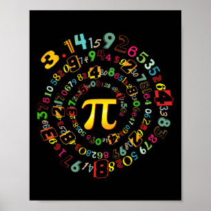 Poster Pi 314 Math Pi Lovers Boy Toddler Mathemat