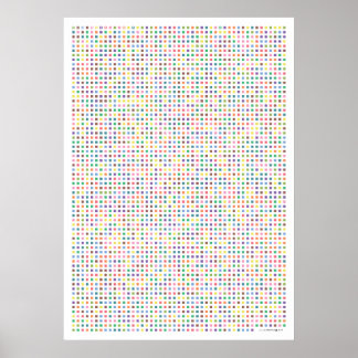 Poster Pi art - Pi à casa decimal 3.141