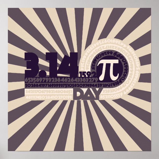 Pôster Pi Day (Frente)