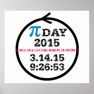 Poster Pi Day 2015: Celebre o infinito!