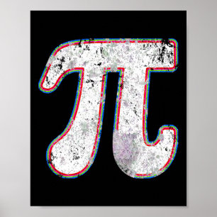 Poster Pi Day 2025 Retro Vintage Math Teacher Women K