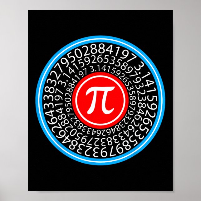 Poster Pi Day - Engraçado Pi Day Para Geek De Matemática (Frente)
