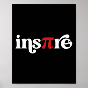 Poster Pi Day Inspire 3.14 Símbolo de Mães de Ciência do