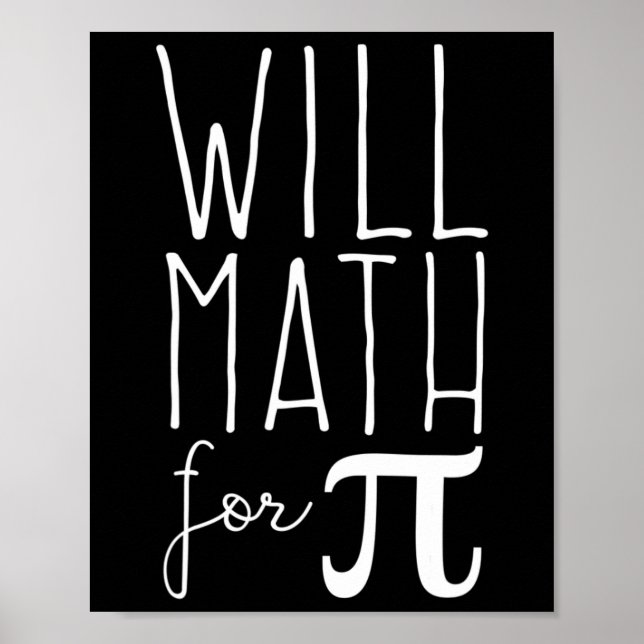 Poster Pi Day Março 14 Math Lover Science Funny 3,14 Pi P (Frente)