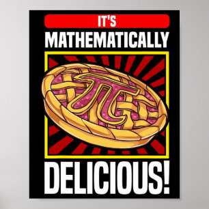 Poster Pi Day Math Lover Apple Pie