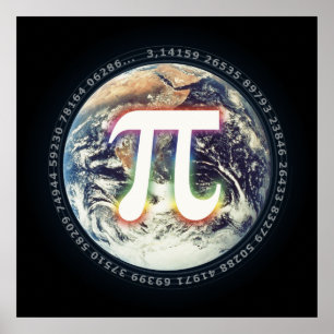 Poster Pi Day on Earth Matemática