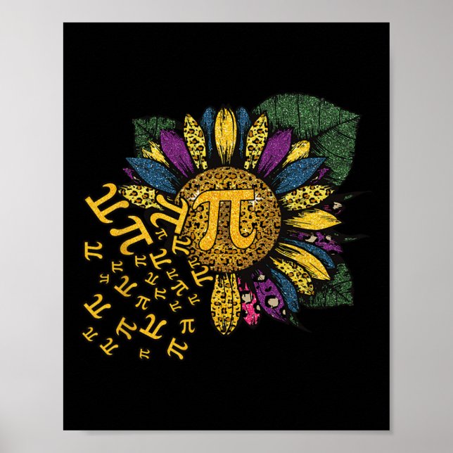 Poster Pi Day Sunflower 3 (Frente)