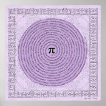 Pi em uma Espiral ~ Matemática como Arte
