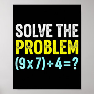 Poster Piada 67 Meme Seis Sete Professor de Matemática Pi