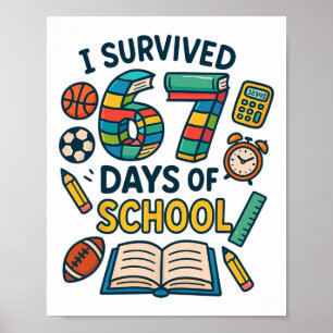 Poster Piada da Escola Seis Sete Meme Aluno Professor Pia