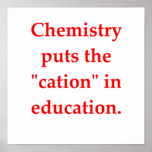 Pôster piada da química