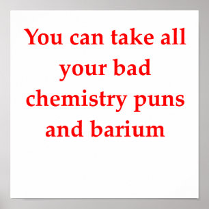 Pôster piada da química