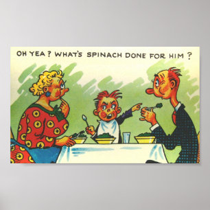 Poster Piada de diversão Vintage