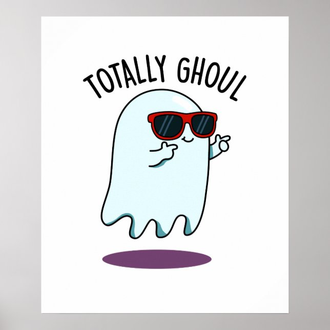 Poster Piada de Fantasma de Halloween Totalmente Divertid (Frente)
