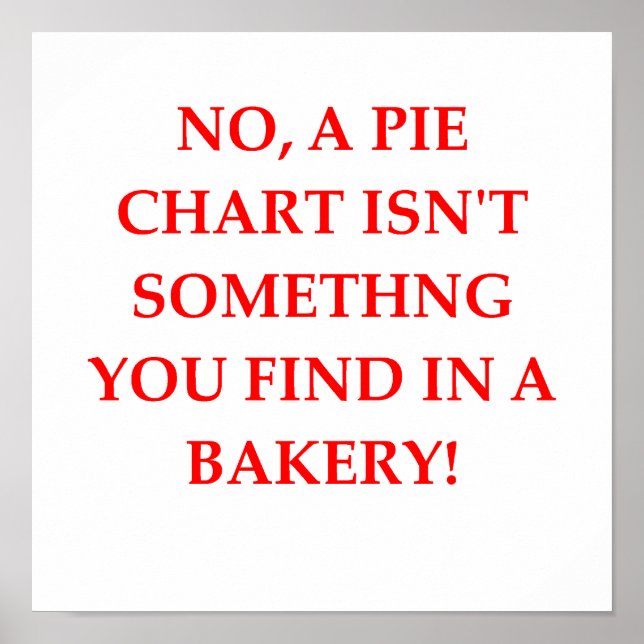 Pôster piada de matemática engraçada (Frente)