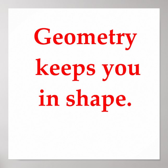 Poster piada de matemática engraçada (Frente)