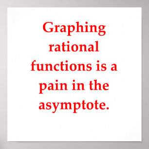 Pôster piada de matemática engraçada