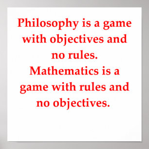 Pôster piada de matemática engraçada