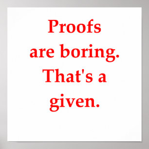 Pôster piada de matemática engraçada