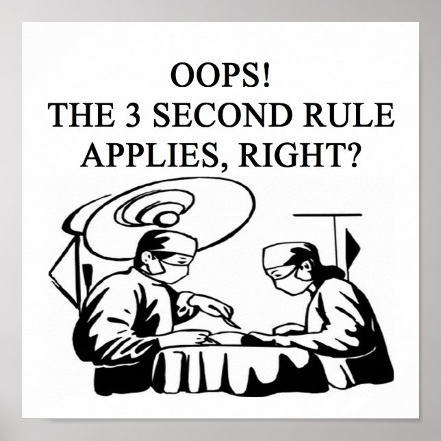 Pôster piada de médico cirurgião (Frente)