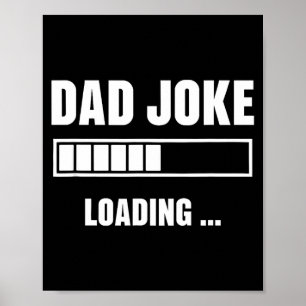 Poster Piada de pai carregando humor do dia dos pais aniv