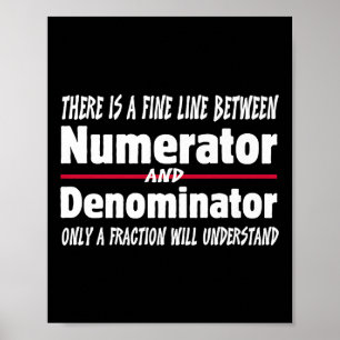 Poster Piada de professor de matemática engraçado homens 