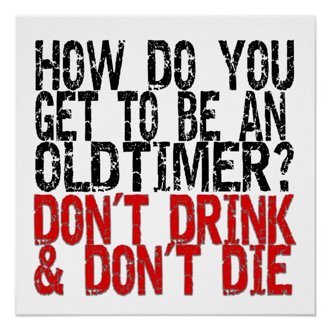 Pôster Piada de Temporizador Antigo de Recuperação (Frente)