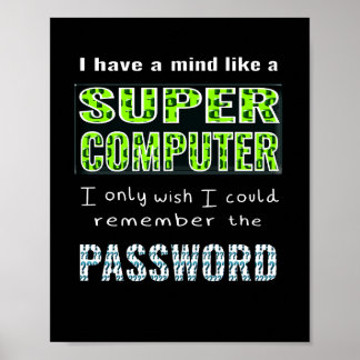 Poster piada de TI engraçada para o escritório estudante