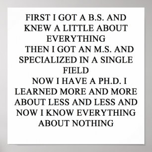Pôster Piada do PHD