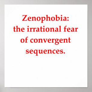 Poster piada engraçada da matemática