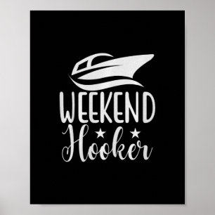 Poster Piada engraçada de fim de semana Marinheiro Cruzei