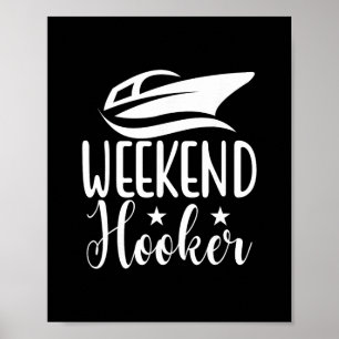 Poster Piada engraçada de fim de semana Marinheiro Cruzei