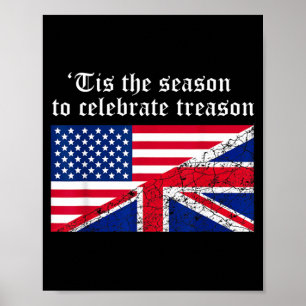 Poster Piada engraçada do Dia da Independência Traição Hu