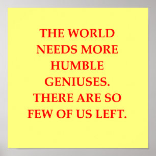 Pôster piada gênio